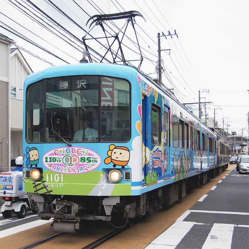 江ノ島電鉄「スキップえのんくん号」運行開始｜鉄道ニュース｜2012年5