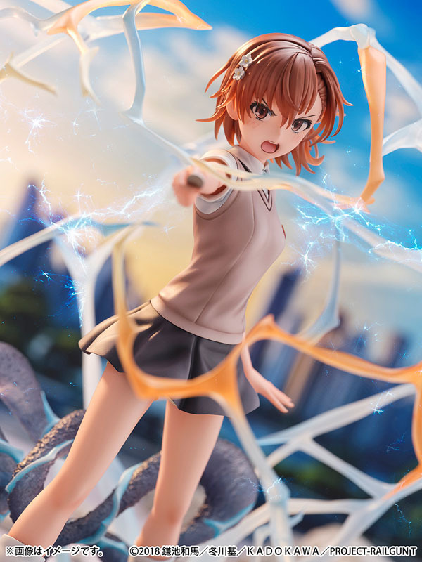 とある科学の超電磁砲T」御坂美琴、レールガンを放つ瞬間を立体化