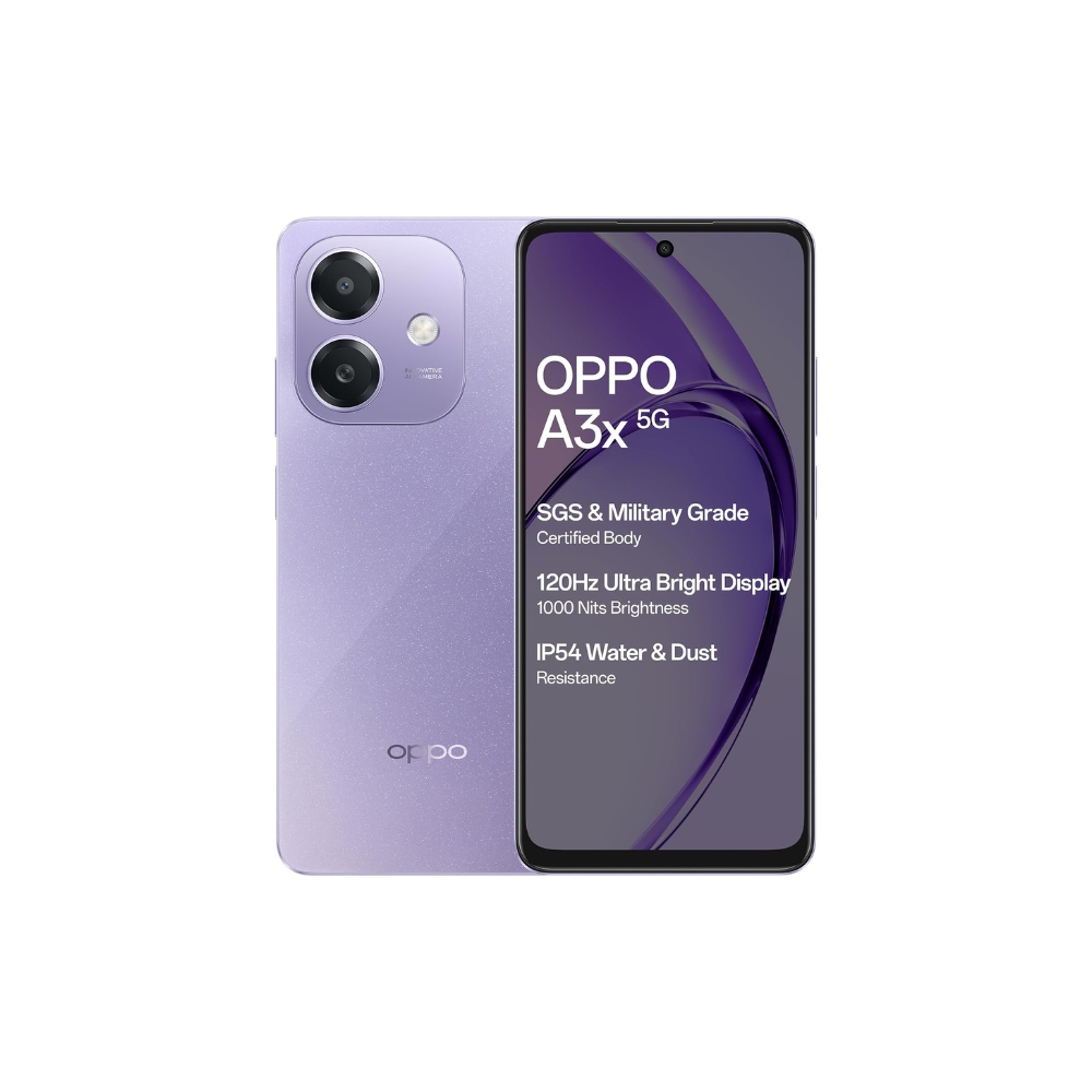 OPPO A3X 5G (4GB RAM, 128GB Storage) – CHOZHA D2H – Direct to Home