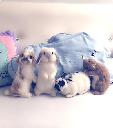 羊毛フェルトであなただけのうさぎを | Chocolat Box