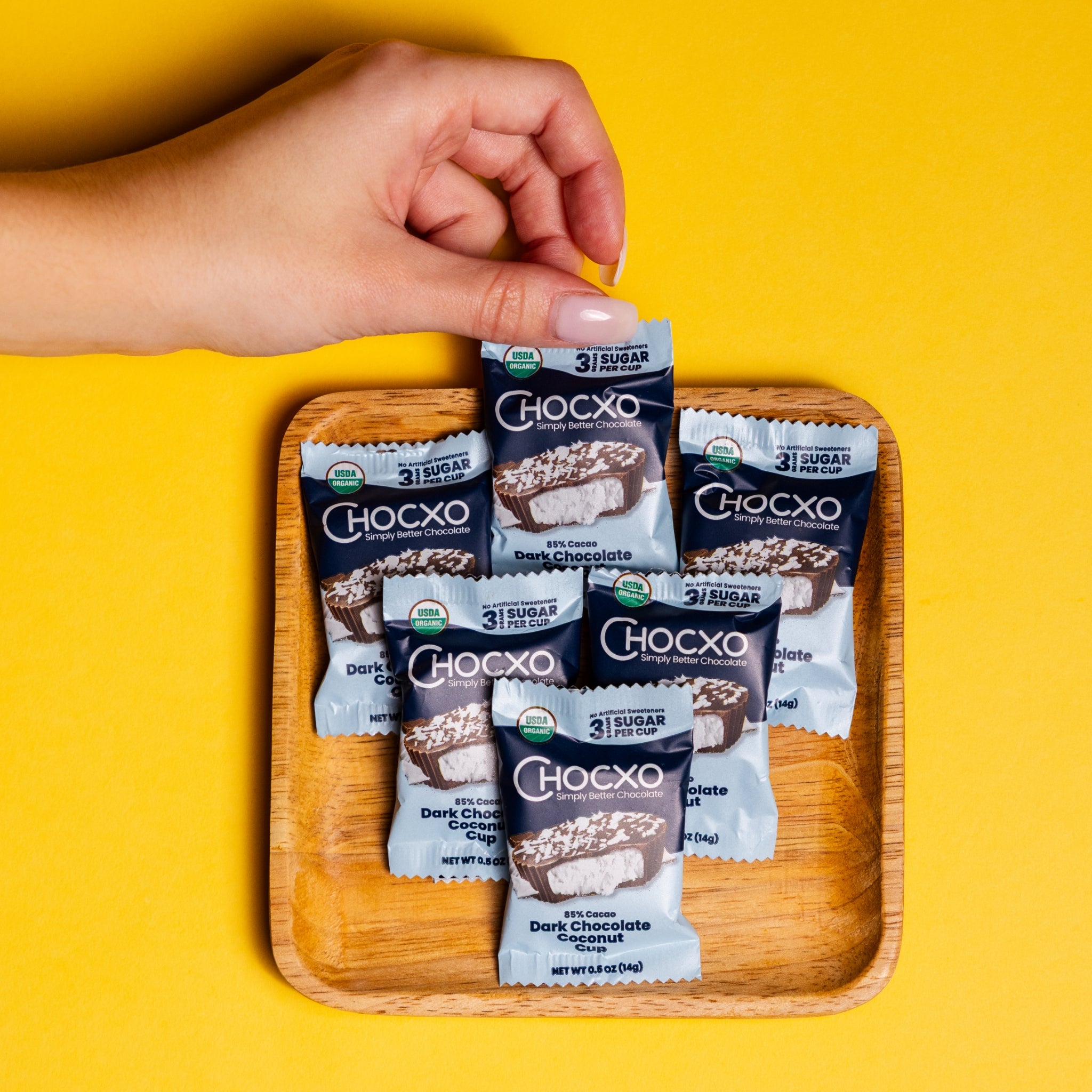 トライアルセット・サンプル chococo Dark Chocolate Coconut Cups