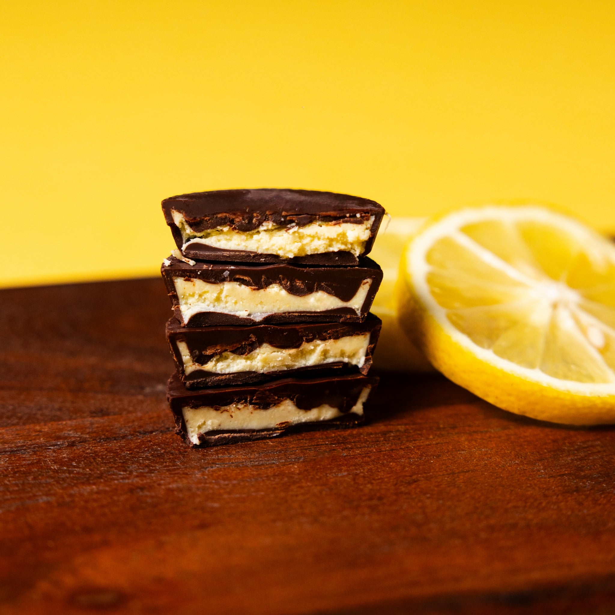Dark Chocolate Lemon Crème Cups – Chocxo