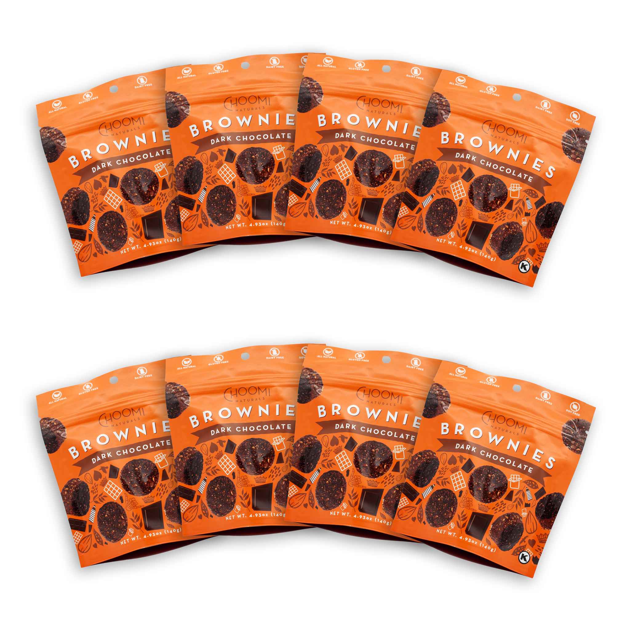 Choomi Naturals Dark Chocolate Brownies Satisfy Cravings