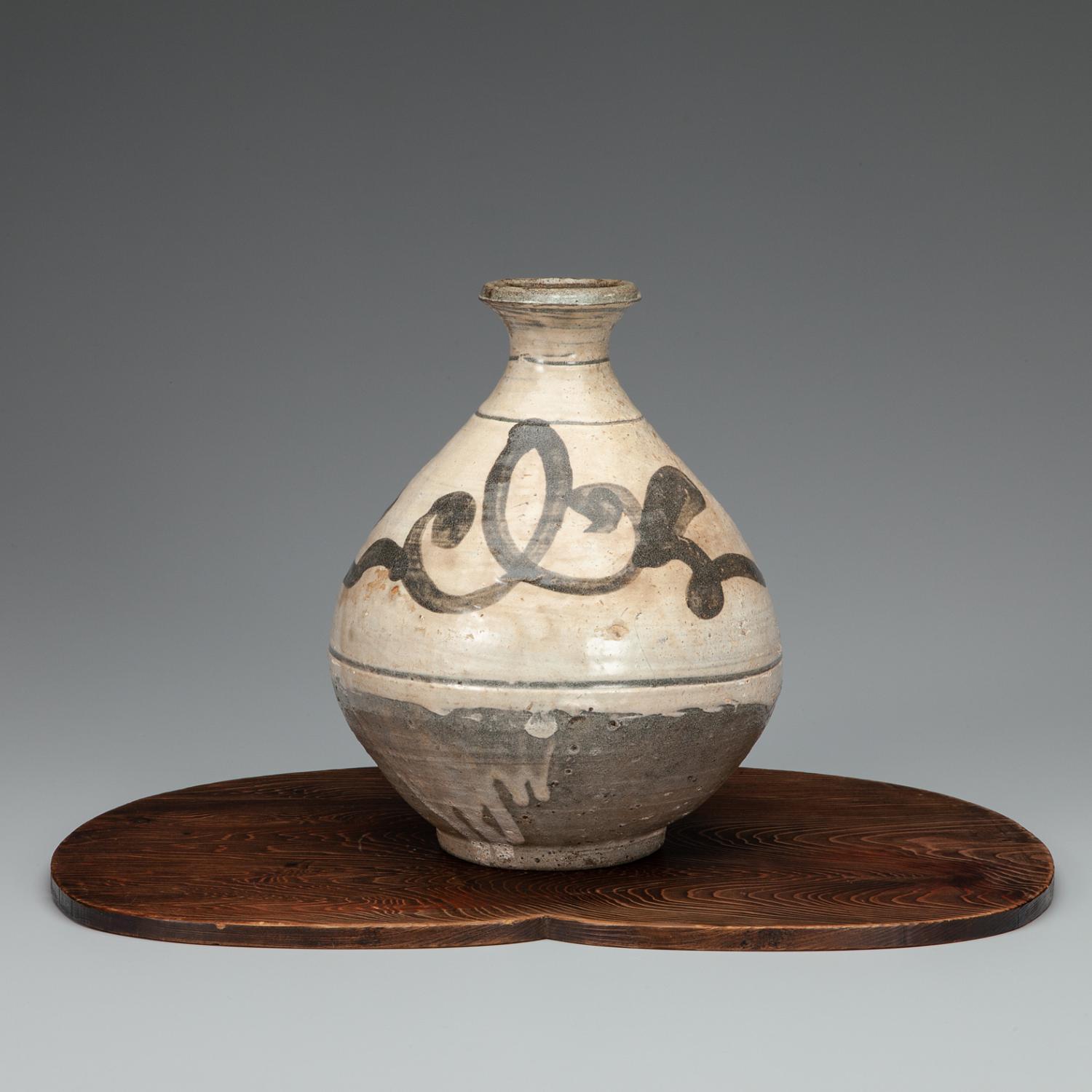 李朝 鶏龍山 花入｜茶の美