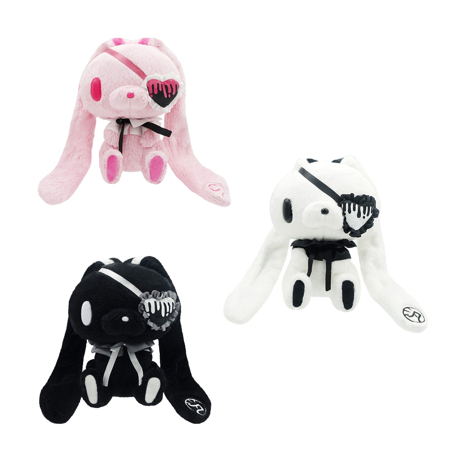 汎用うさぎ 手乗り鎮座ぬいぐるみ Eyepatch – Chatta