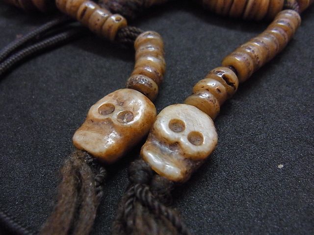カパラの御数珠 (チベタンKapala Mala ) 108玉 アンティーク