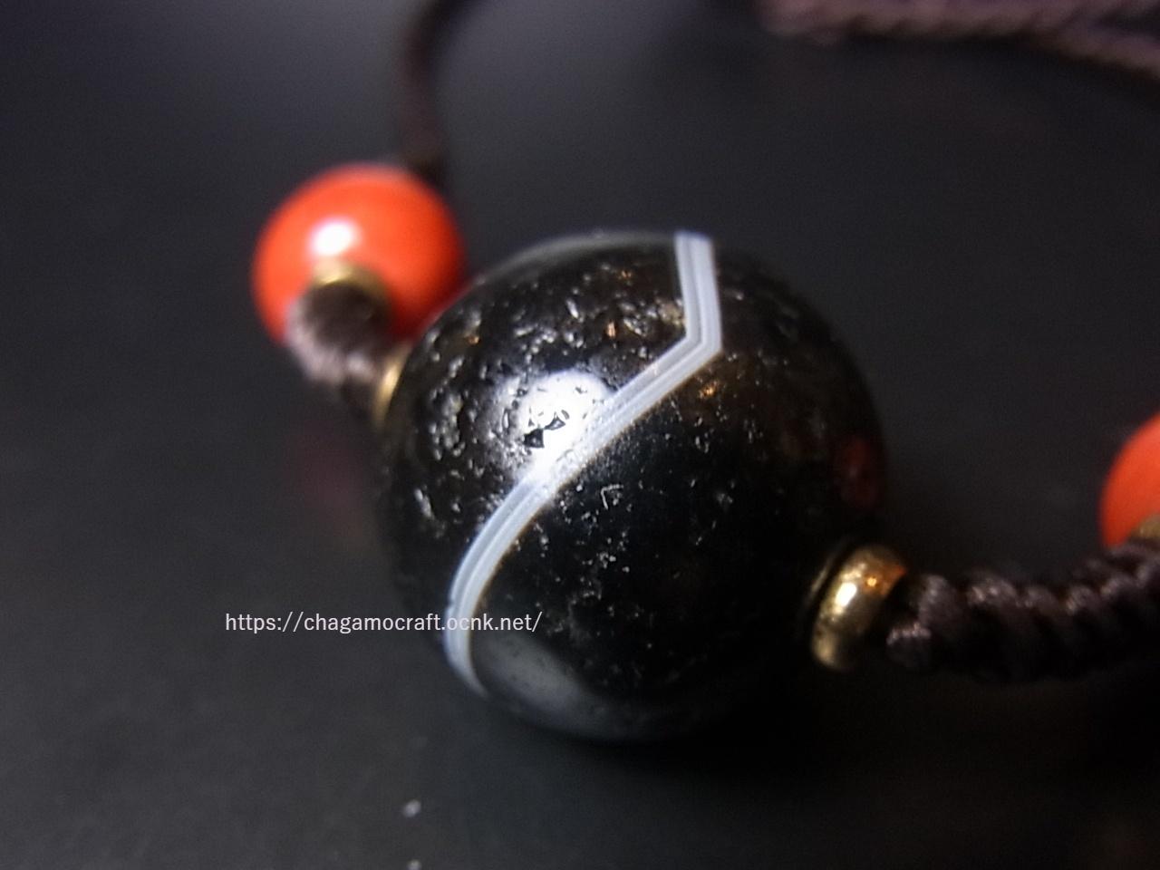 ジービーズ（ヴァイシャジャグル 薬師天珠/スレマニ）のネックレス