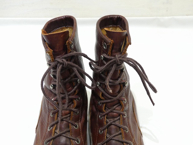 USA製 80s JUSTIN タッセル付き レースアップ ブーツ - Chago Chago