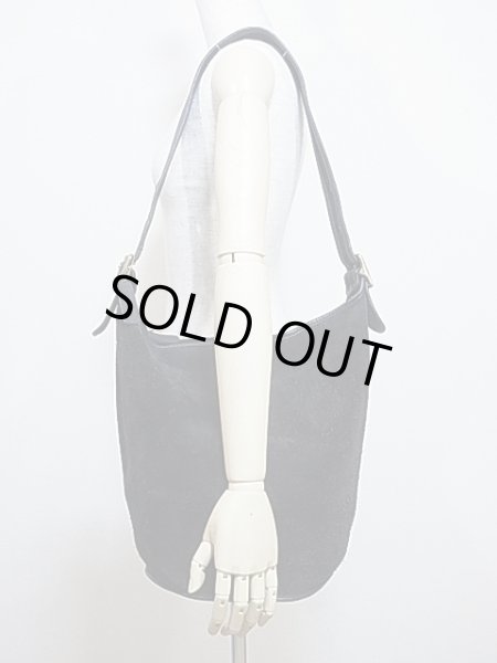 OLD COACH オールド コーチ ブラック スエード ショルダー バッグ