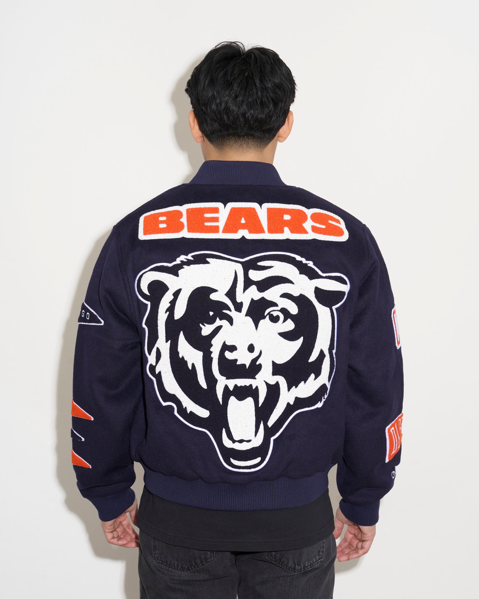Chicago Bears Pennant Varsity Jacket – Chalk Line Apparel