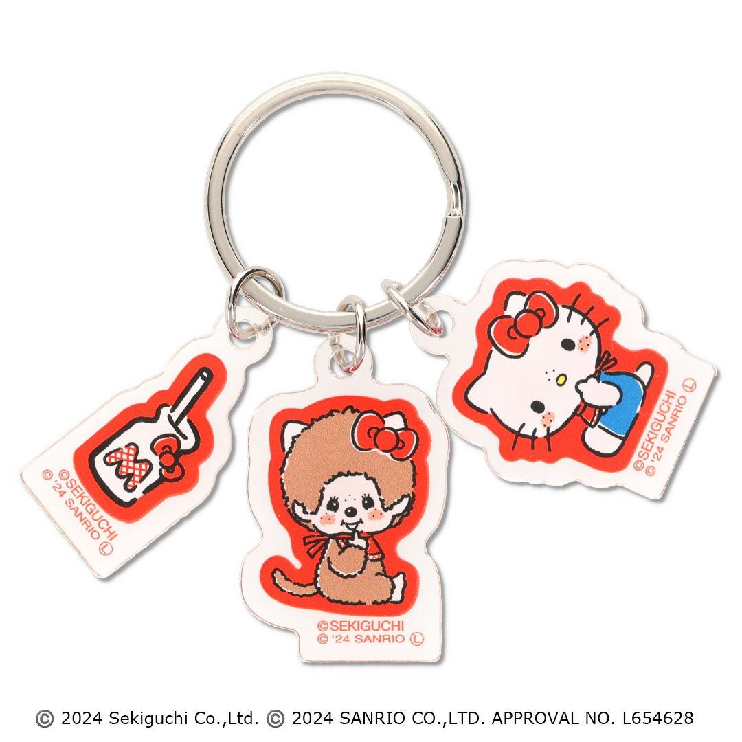 モンチッチ】モンチッチ×ハローキティ 巾着（スタンダード