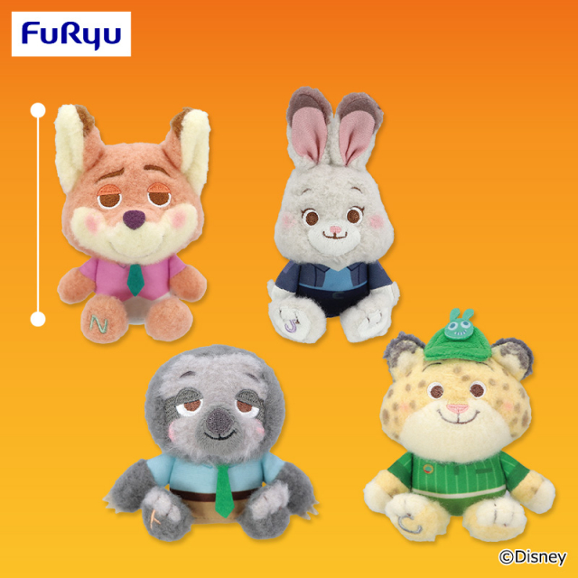 ディズニー ミルキーボア マスコット～ニック・ジュディ・クロウ