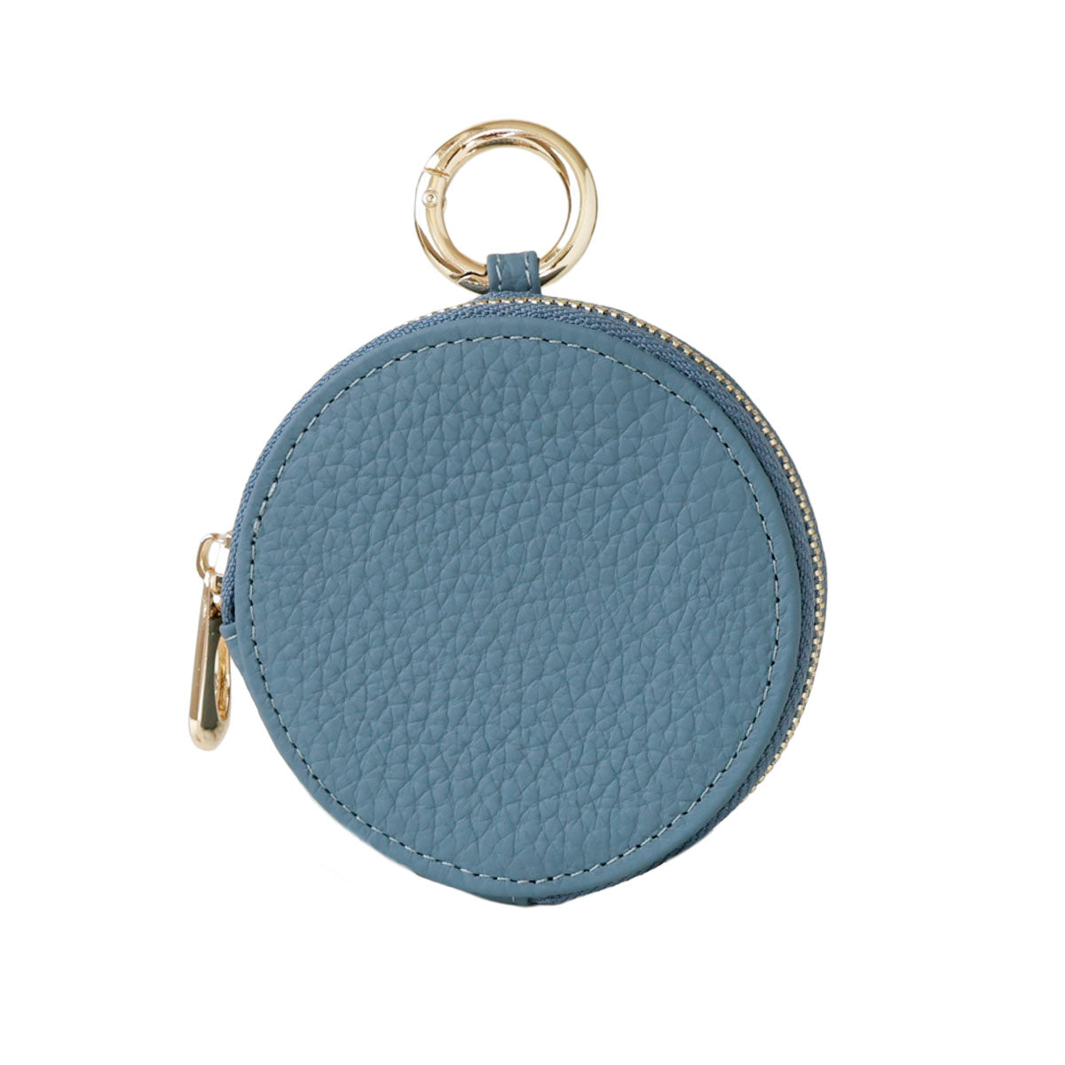 本革 サークルポーチ 丸型 マルチポーチ キーケース お直しポーチ