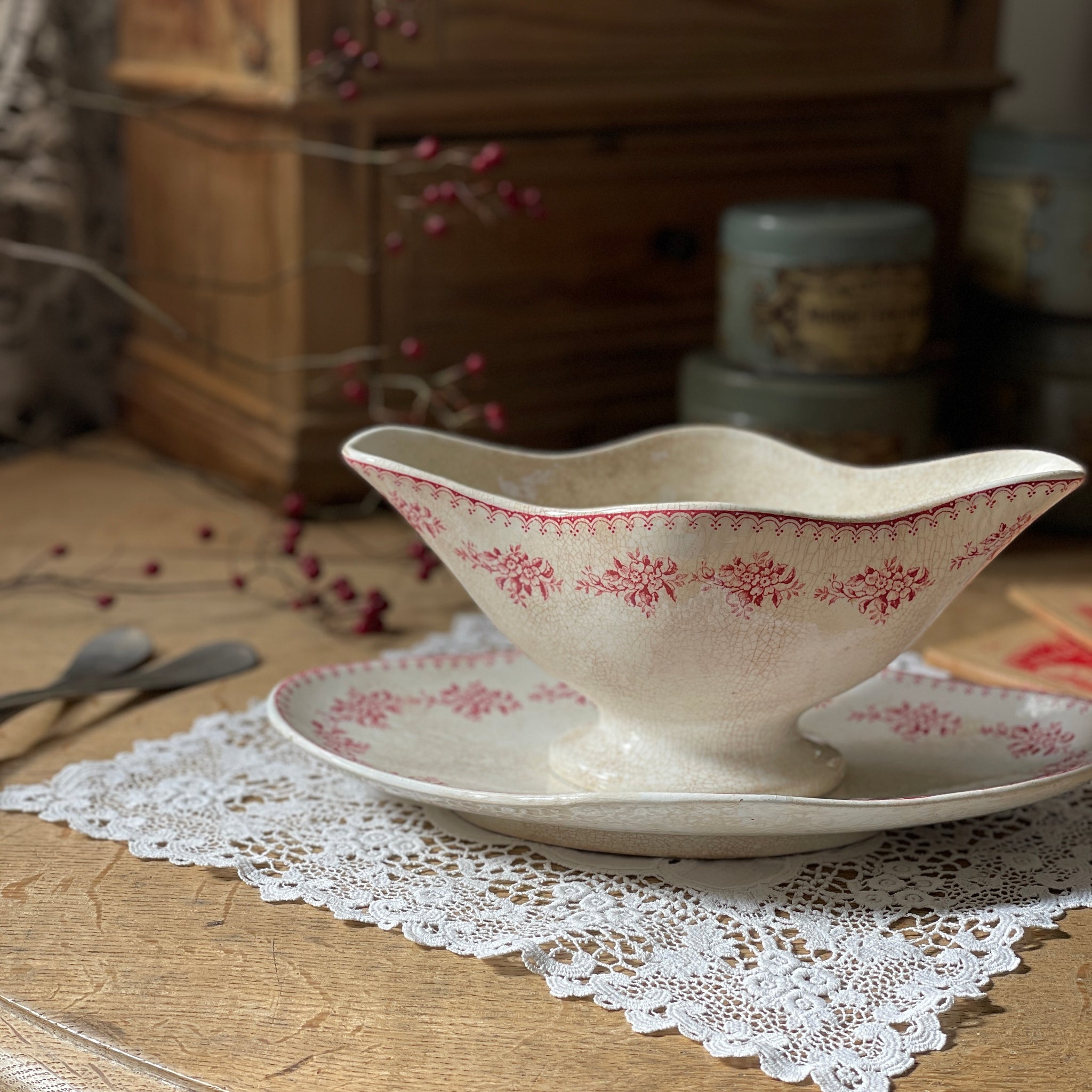 ジアン窯『ARCACHON』ソーシエール フランスアンティーク – チェルシー