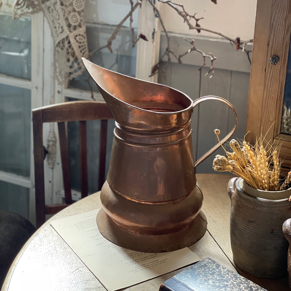 コッパージャグ（銅製）高さ45cm（fo241247） フランスアンティーク