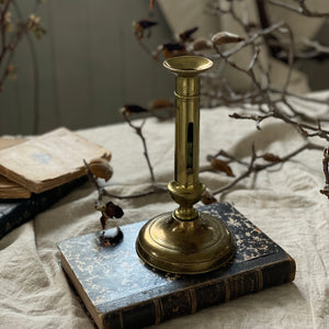 高さ調節ができる真鍮キャンドルスタンド（高さ21cm） フランス