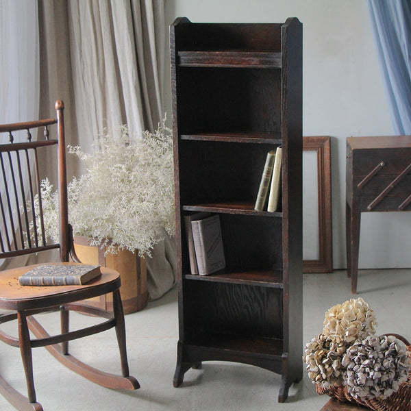 1930年代オーク材ブックシェルフ（本棚）高さ119cm イギリス