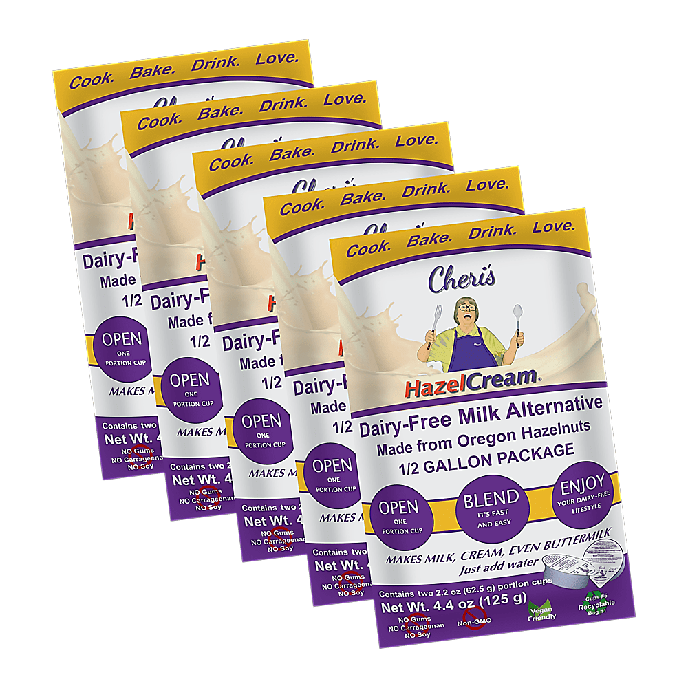 Cheri's HazelCream 2-1/2 Gallon 5 Bag Value Packs - Cheri's HazelCream