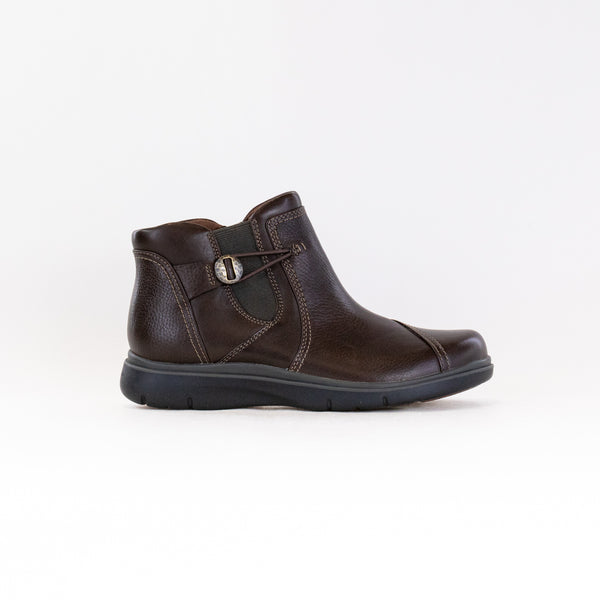 Clarks Certina Joy (Women's) - Dark Brown Leather – Chiappetta Shoes