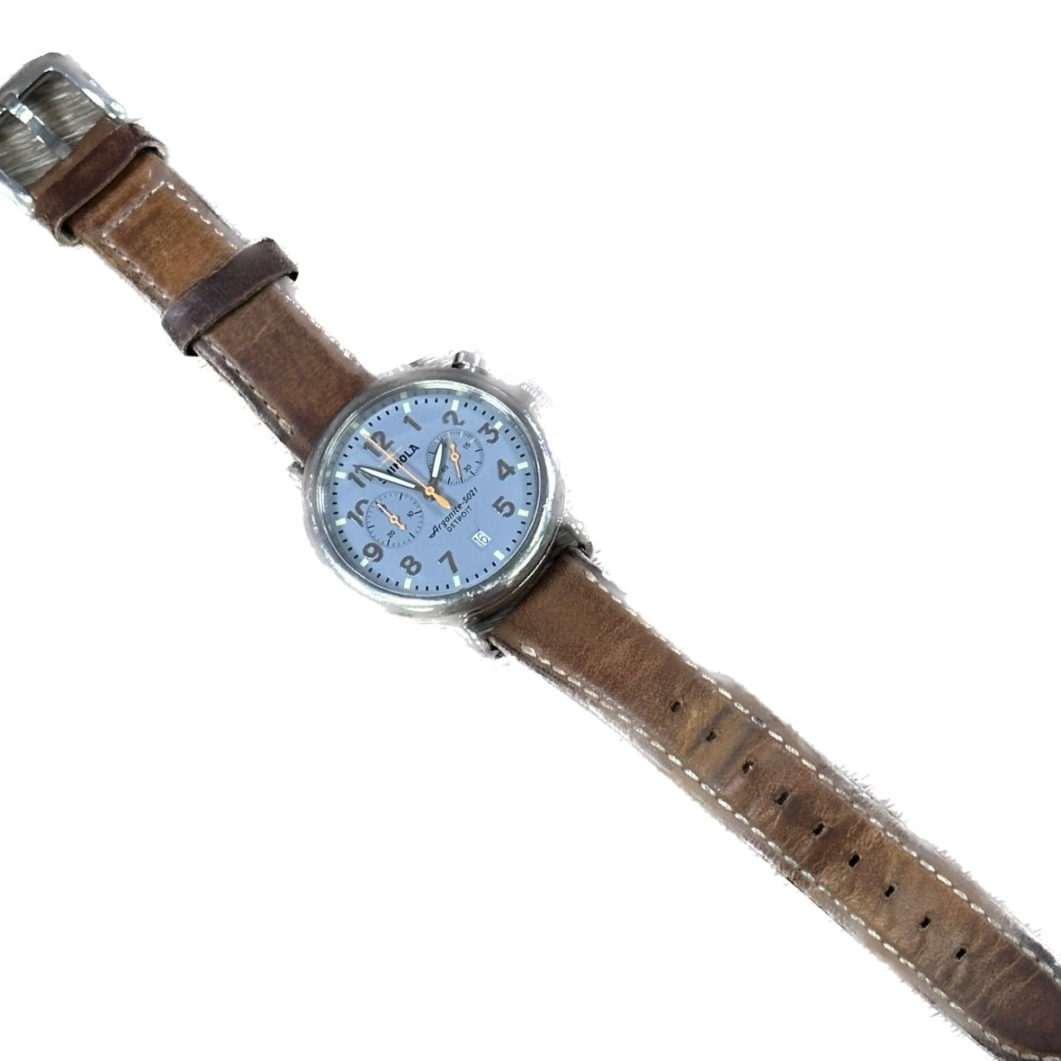 Shinola The Runwell 41mm 2 Eye Chrono - Slate Blue | Chicago
