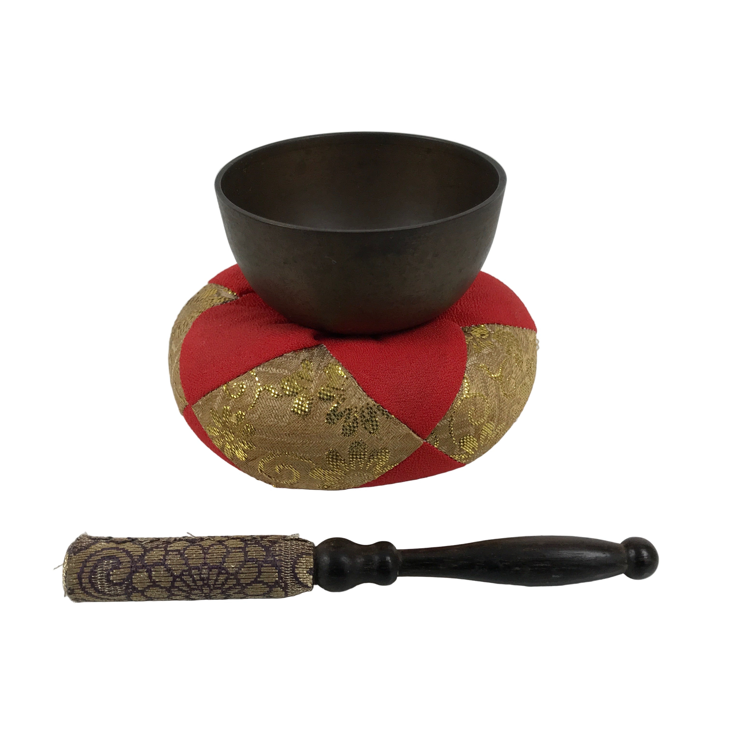 Japanese Buddhist Altar Fitting Bronze Orin Bell Vtg Singing Bowl