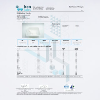 CHILLAXY CBD | 【新基準対応】原料 CBGアイソレート