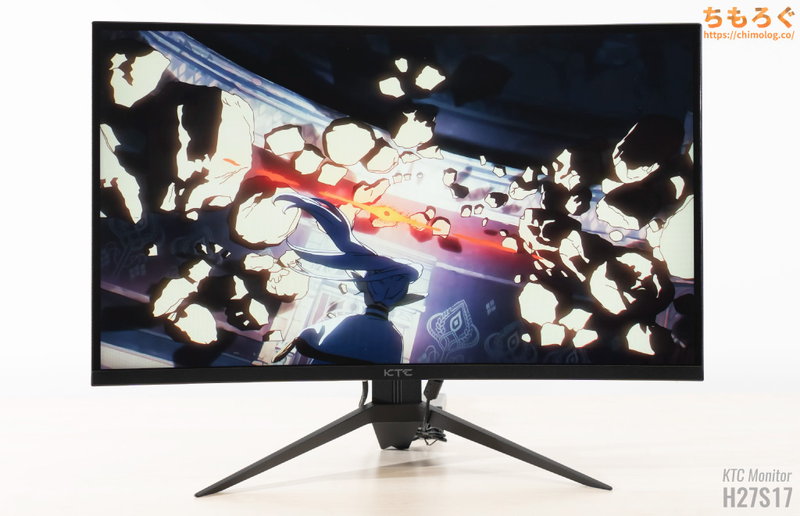 KTC H27S17レビュー：ほぼ2万円でWQHD(180Hz)しかも黒が濃いVAパネル