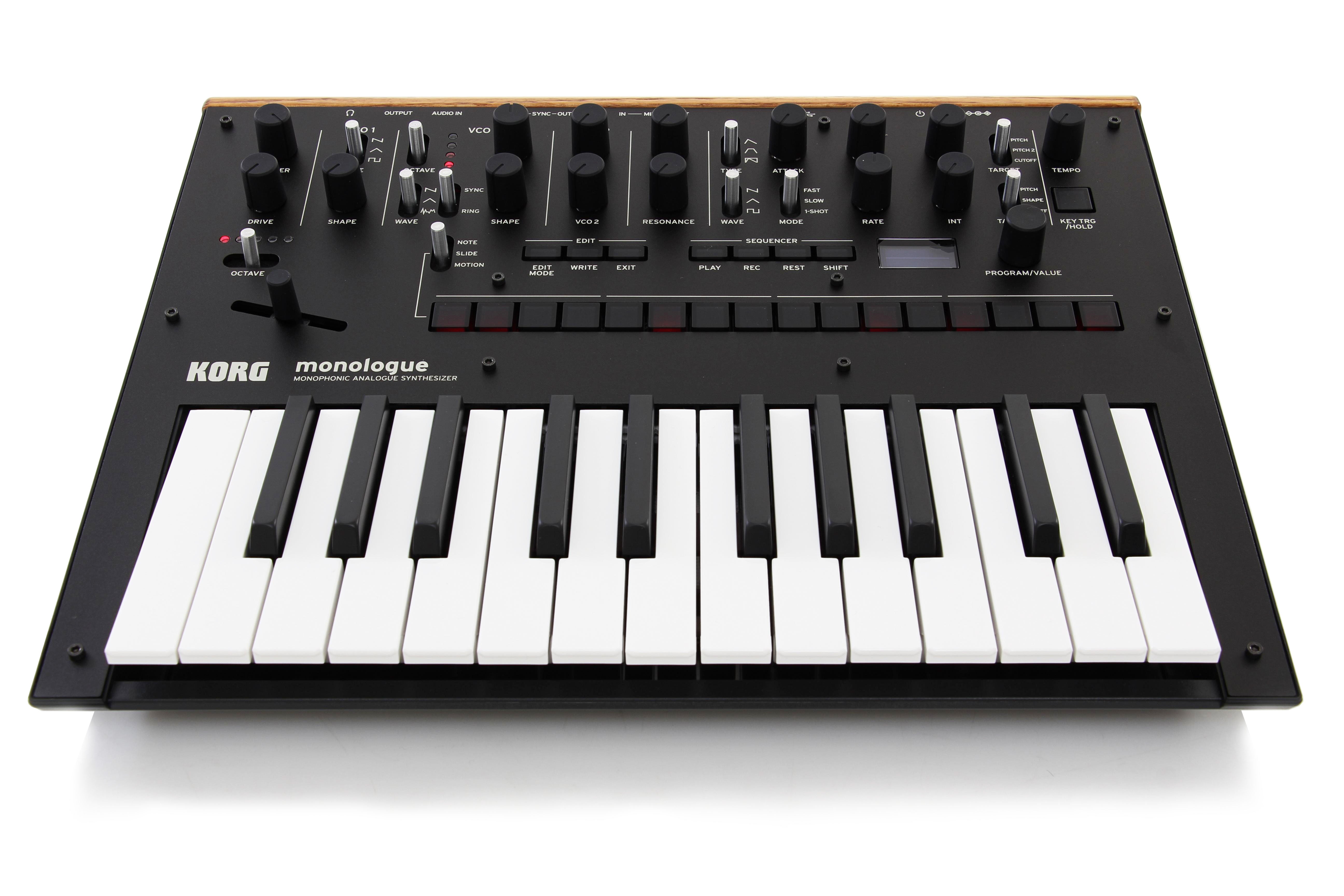 Korg monologue Monophonic Analogue Synthesizer - Black – Chuck