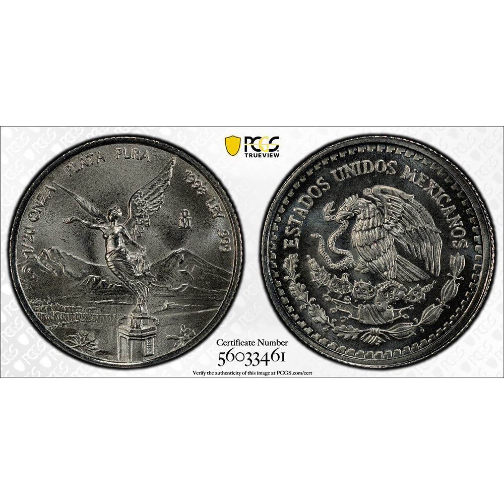 1998 Mexico 1 oz Silver Libertad-Set PCGS MS 69-67 - CV Coins