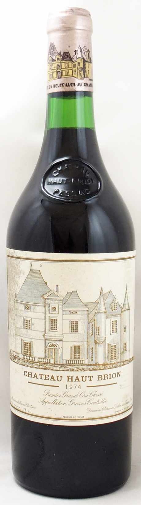送料無料】1974年 シャトー オー ブリオン CHATEAU HAUT BRION