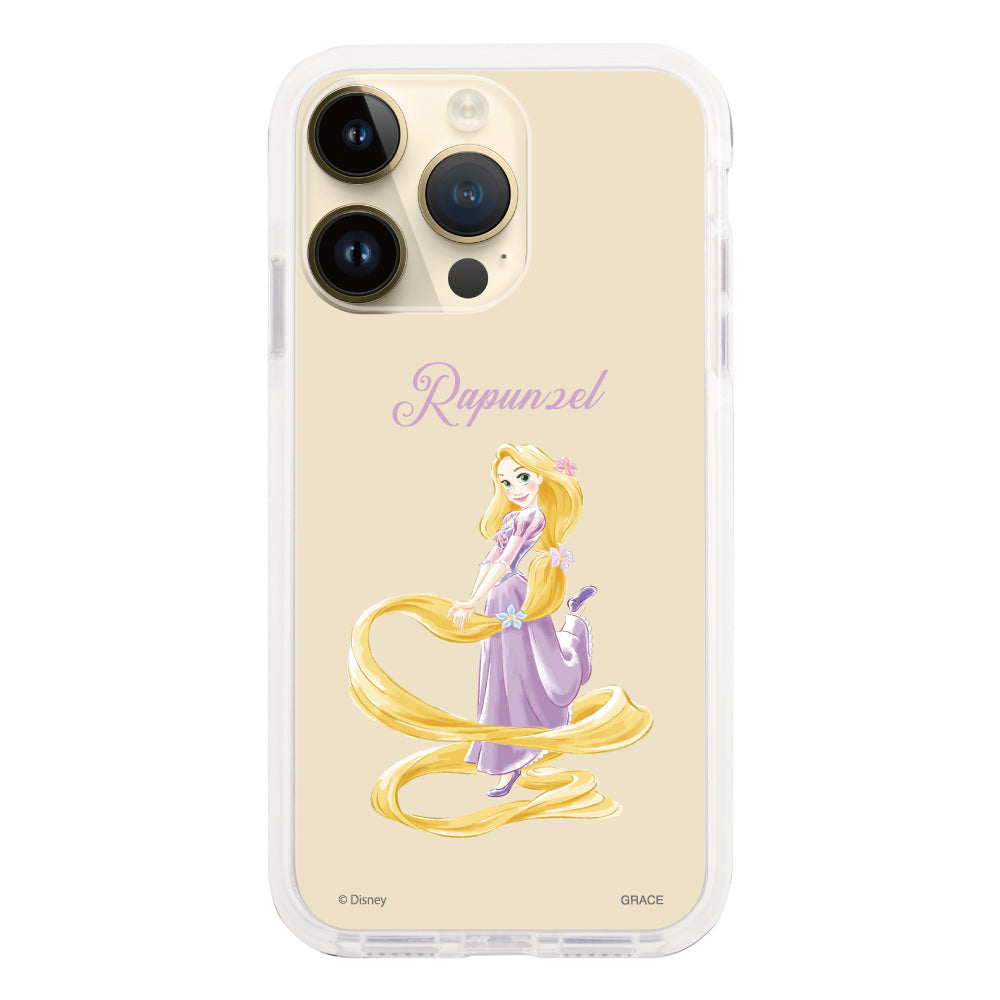 iPhone14ケース】 クッションバンパー Disney100 Princess Rapunzel