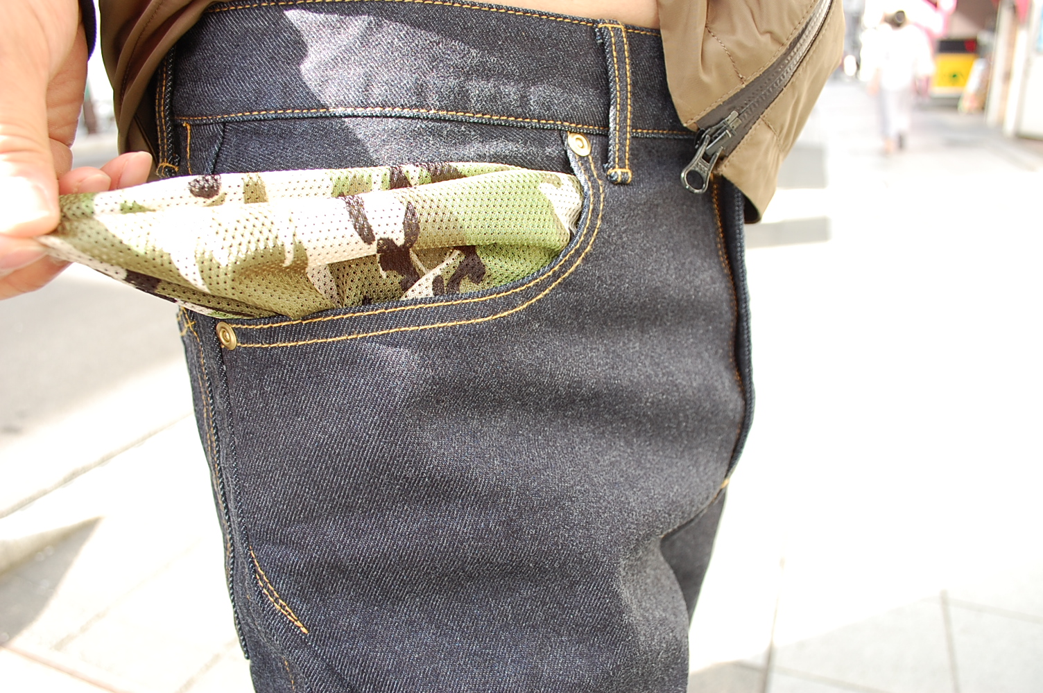 narifuri ナリフリ NF5004 Durable N/Cデニム6ポケットパンツ | circle