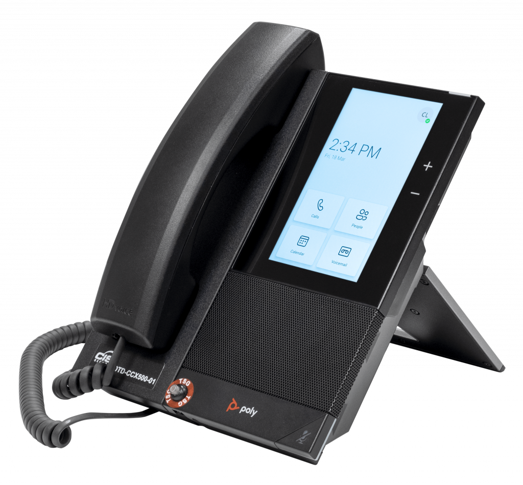 TSG Approved Poly CCX 500 VOIP Phone - CISSecure