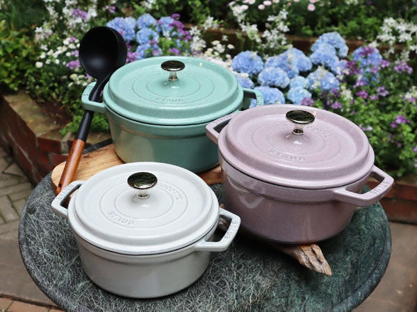 日本先行発売！仏鋳物ホーロー鍋ストウブから新色「シフォンローズ