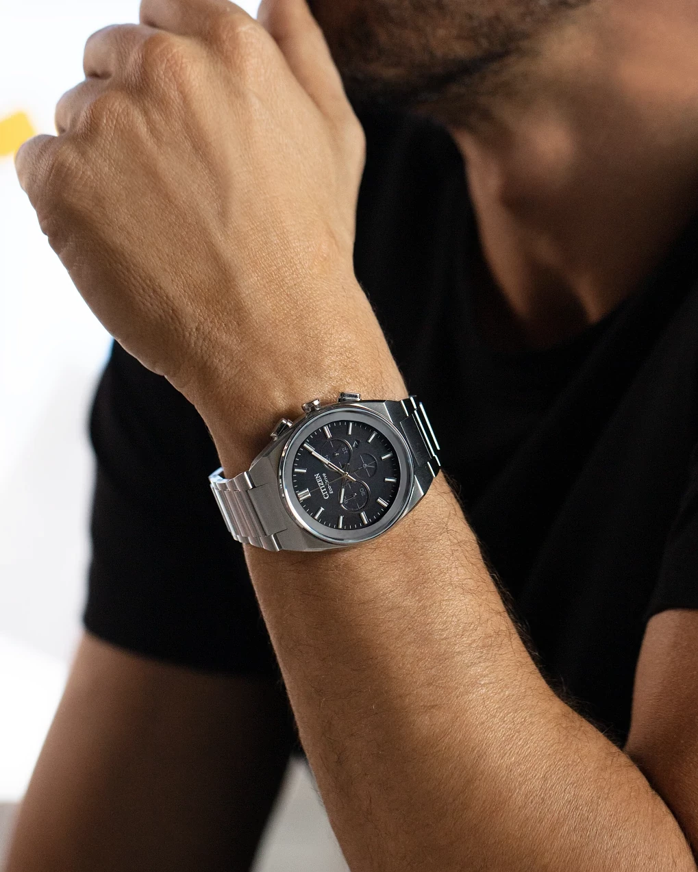 Axiom SC Black Dial Stainless Steel Bracelet CA4580-50E | CITIZEN