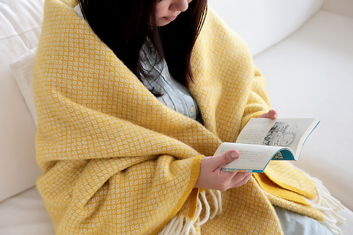 KLIPPAN/クリッパン/スローブランケット/ヴェガ(カーキ) COMFOTA 北欧