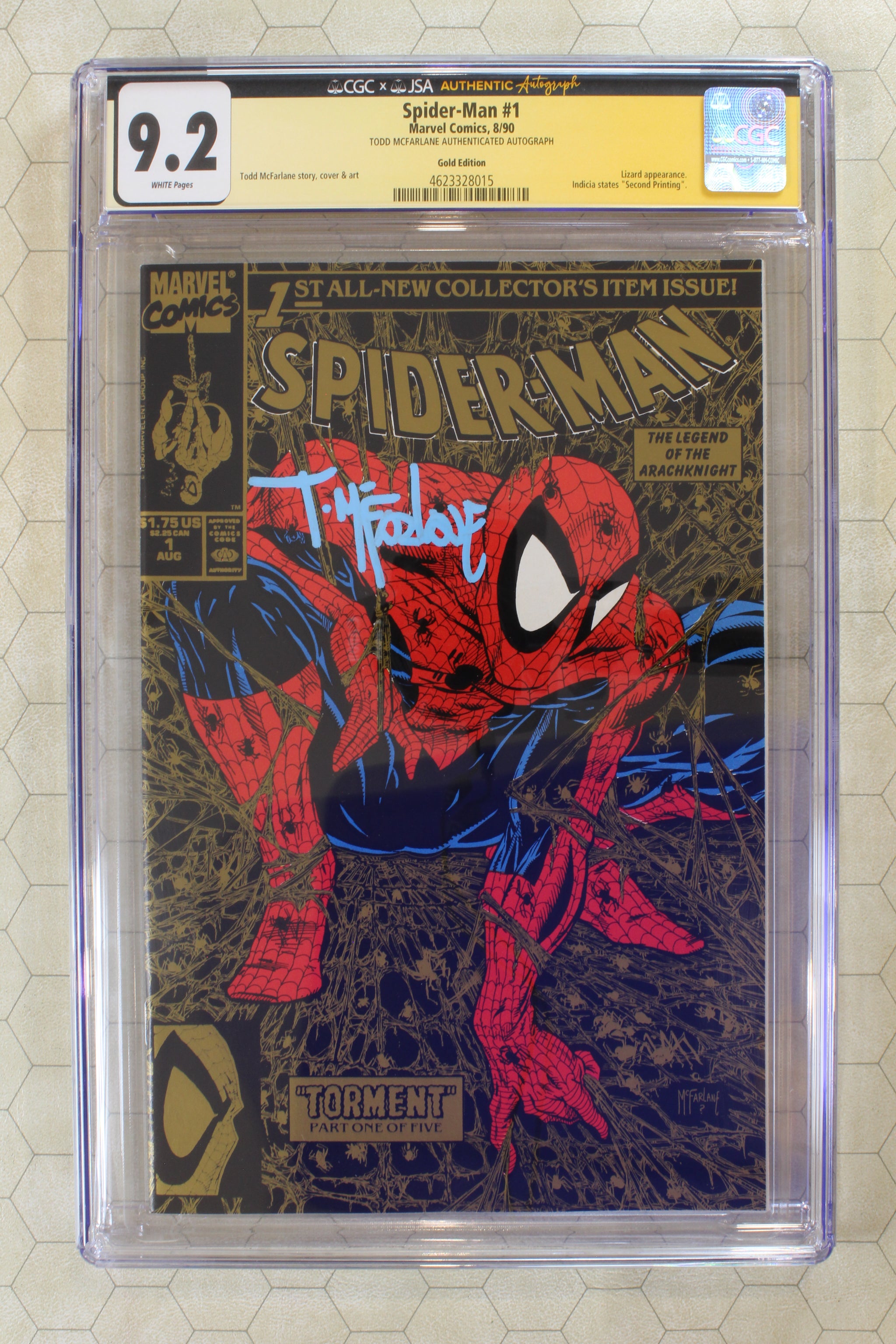 SPIDER-MAN #1 1990 GOLDアメコミトッド・マクファーレン SPIDER-MAN