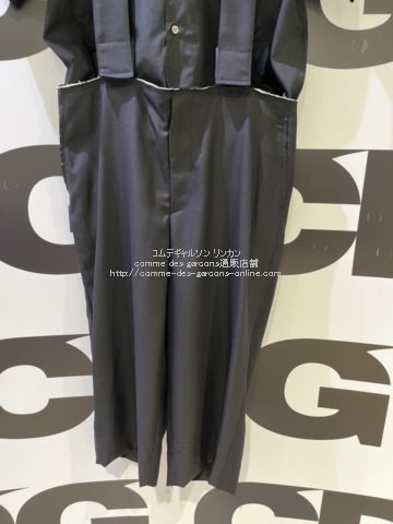 CDG コムデギャルソン ハンガーパンツ-BLACK CDGアーカイブ