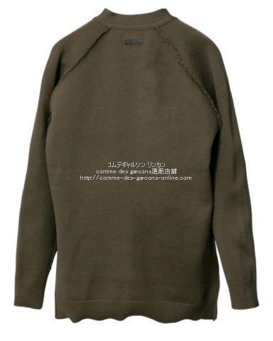 CDGカーディガン-アウトサイドシーム ロングバック| コムデギャルソン
