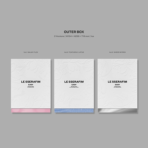 EASY [3形態セット][CD] - LE SSERAFIM - UNIVERSAL MUSIC JAPAN