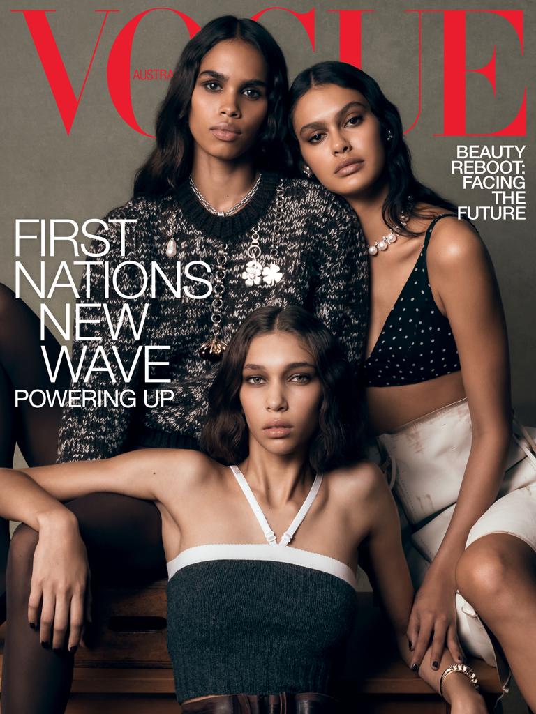 Vogue Australia's August issue features First Nations models Em