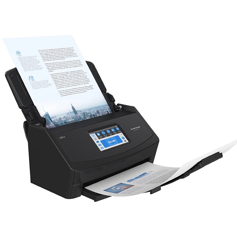 ScanSnap iX1600 Touch Screen Scanner for PC and Mac (Black