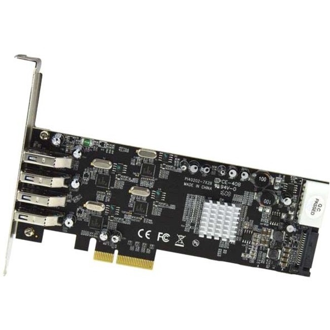 StarTech.com PEXUSB3S44V 4 Port PCI Express (PCIe) SuperSpeed USB