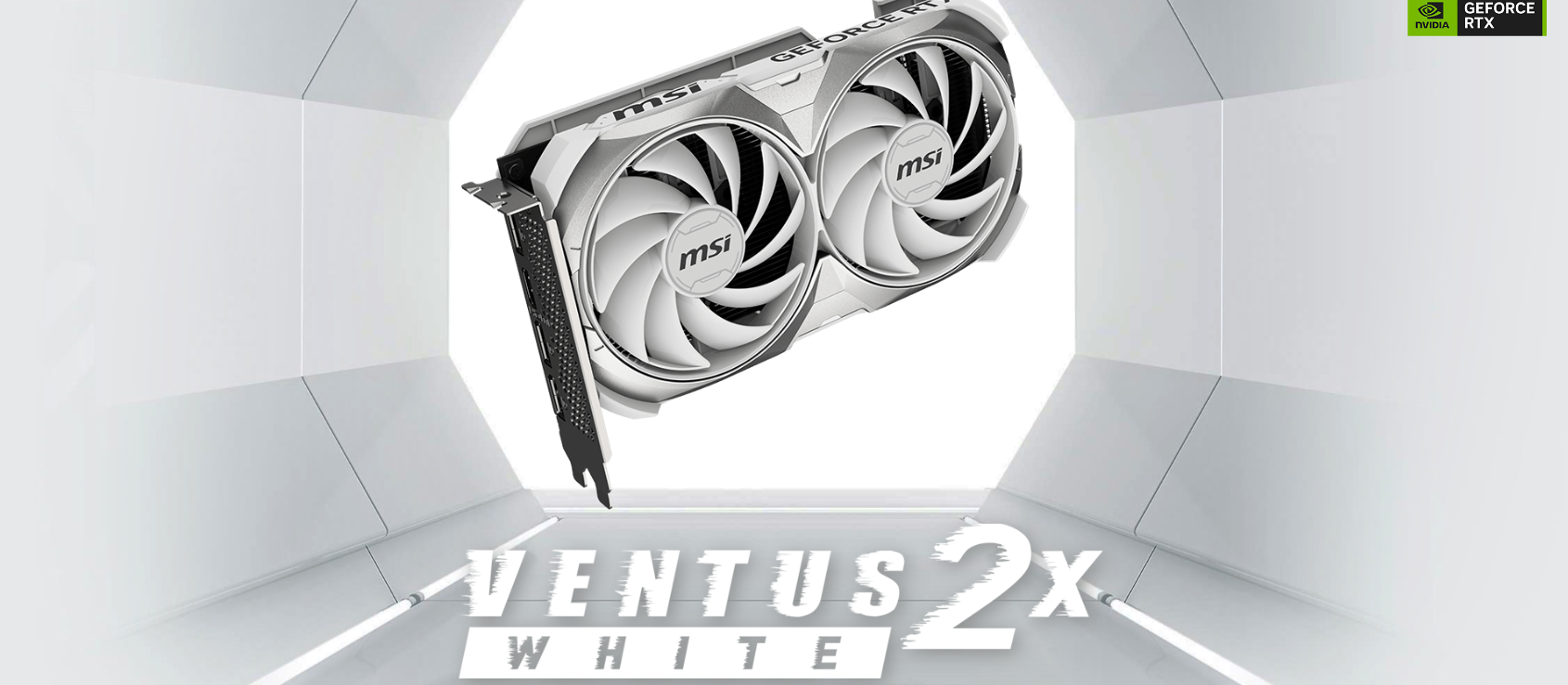 MSI Ventus GeForce RTX 4060 Video Card RTX 4060 VENTUS 2X WHITE 8G