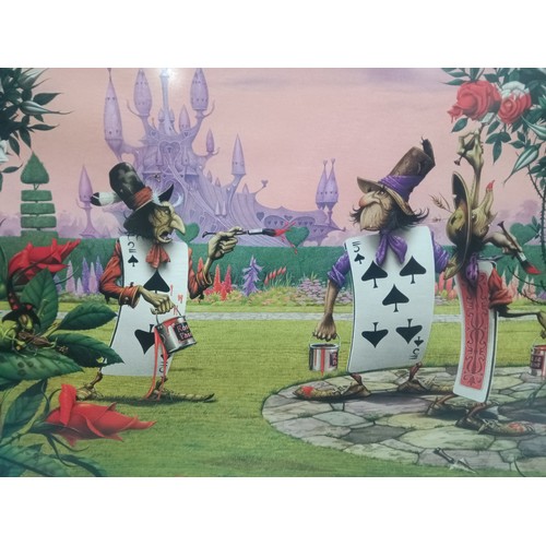 Four Rodney Matthews Alice in Wonderland Limited to 750 Giclee