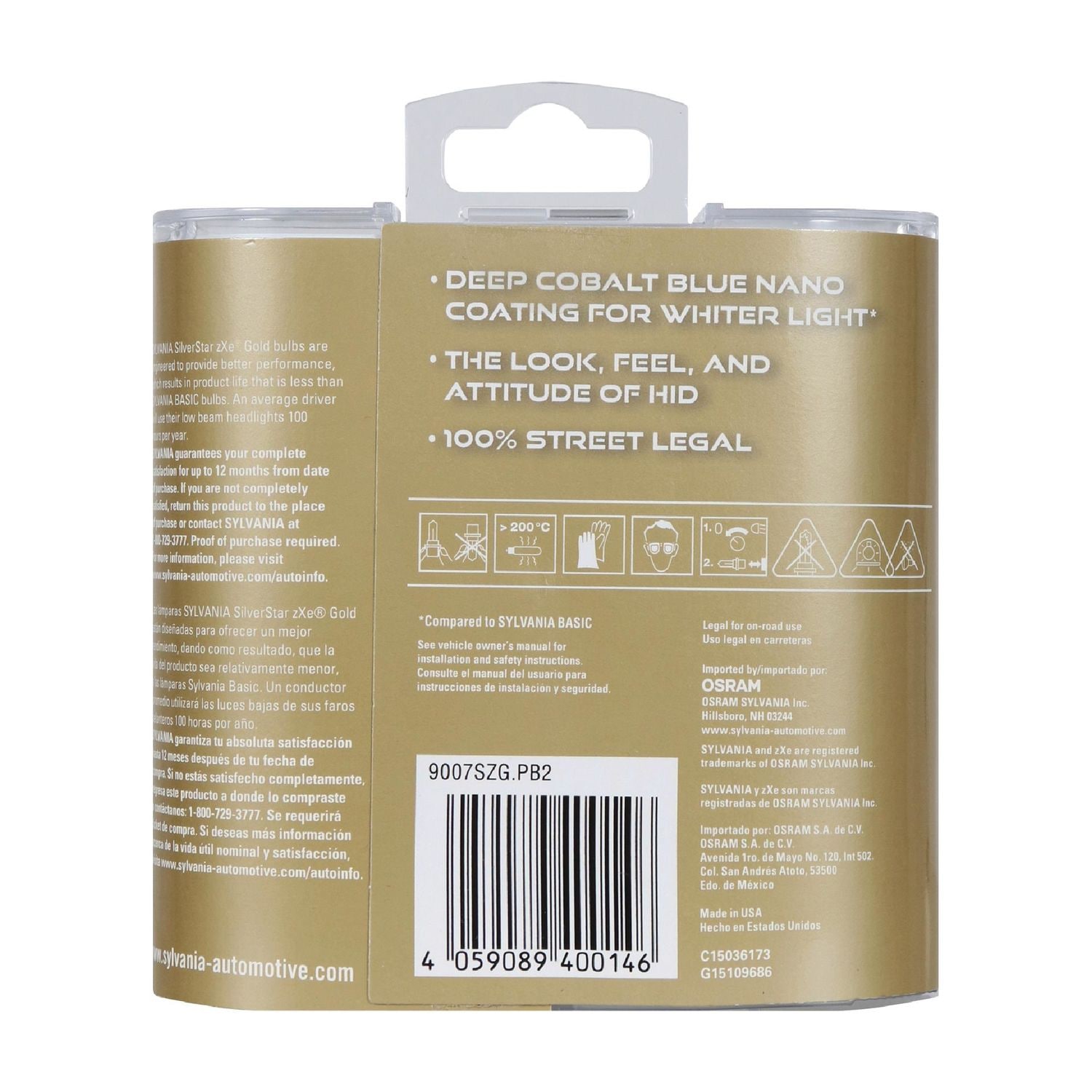 Sylvania SilverStar zXe Bulb 9007SZGOLD-2 | AutoZone