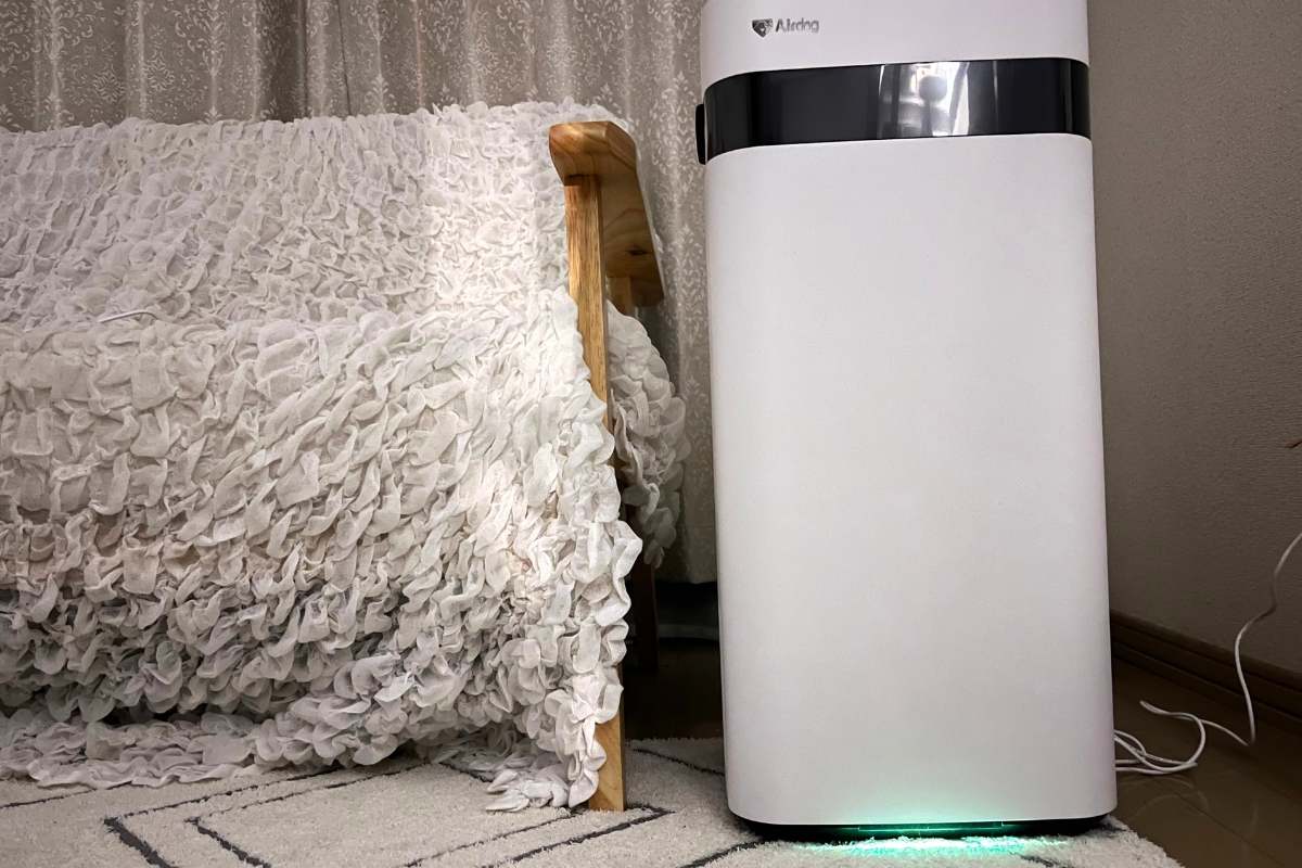 エアドッグ空気清浄機を実機レビュー！空気やニオイの感覚や加湿器との