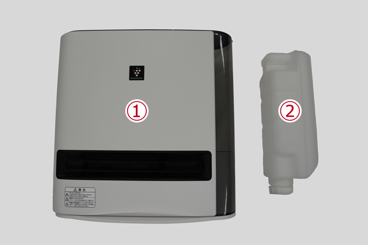 SHARP プラズマクラスター加湿セラミックファンヒーター HX-SK12-W