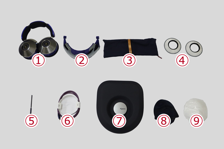 Dyson Zone 空気清浄ヘッドホン WP01BB ウルトラブルー [マイク/BT