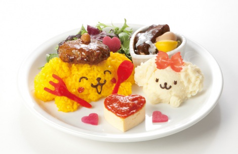 ポムポムプリンカフェ』にバレンタイン限定メニュー | オリコン